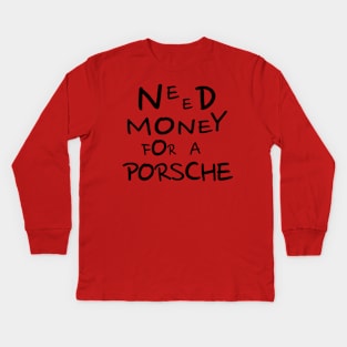 PORSCHE Kids Long Sleeve T-Shirt